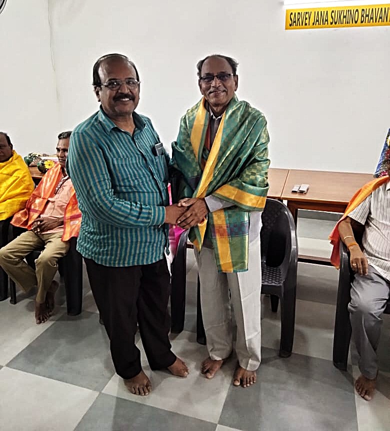 Honouring Dr Jayanth Kumar Garu  by Shyam Kumar Garu on Guru purnima.jpg